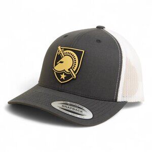 Army Black Knights YP Snapback Hat- Charcoal/ White
